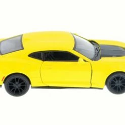 2017 Chevrolet Camaro ZL1, Yellow - Kinsmart 5399D - 1/38 Scale Diecast Model Toy Car