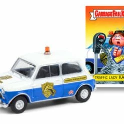 Austin 1962 Mini Cooper MkI - Traffic Lady Katie - Greenlight 54050F, 1/64 Diecast Car