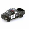 2019 Dodge Ram 1500 Police Pick-Up Truck, Black - Kinsmart 5413DP - 1/46 Scale Diecast Car