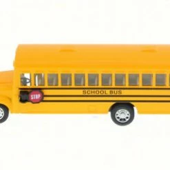 School Bus, Yellow - Kinsmart 6501D - Diecast Model Toy Car