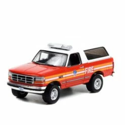 1996 Ford Bronco, Red - Greenlight 67030E/48 - 1/64 Scale Diecast Model Toy Car