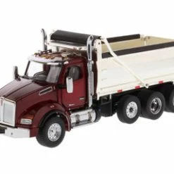 Diecast Masters Kenworth T880 SBFA Tandem Dumpwith Lift Axle, 71059 - 1/50 Scale Diecast Model Toy Car