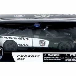 Dodge Charger, Black - New Ray 71903 - 1/24 Scale Diecast Model Toy Car