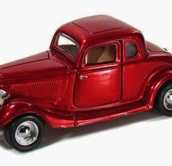 Motor Max 1934 Ford Coupe, Red - Showcasts 73217 - 1/24 Scale Diecast Model Car (Brand New, But NOT IN BOX)