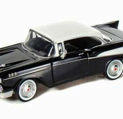 Motor Max 1957 Chevy Bel Air, Black - Motormax Premium American 73228 - 1/24 Scale Diecast Model Car