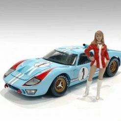 Race Day 2 Figure VI, Red And White - American Diorama 76300 - 1/18 Figurine - Diorama Accessory