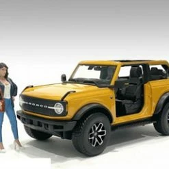 The Dealership - Customer IV, Black And Blue - American Diorama 76312 - 1/18 Scale Figurine