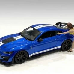 Bikini Car Wash Girl - Stephanie, Yellow - American Diorama 76366, 1/24 Figurine, Diorama Accessory