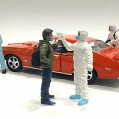 Hazmat Crew - Figure VI, White - American Diorama 76372 - 1/24 Scale Figurine - Diorama Accessory