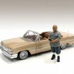 Lowriderz Figure I, Gray - American Diorama 76373 - 1/24 Scale Figurine - Diorama Accessory