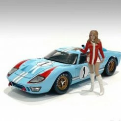 Race Day 2 Figure V, Red And White - American Diorama 76399 - 1/24 Figurine - Diorama Accessory