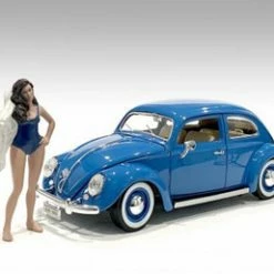 Beach Girls - Katy, Dark Blue - American Diorama 76413 - 1/24 Scale Figurine - Diorama Accessory