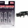 Secret Service Figurine Set, Black - American Diorama 76479MJ - 1/64 Figurine - Diorama Accessory