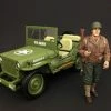 WWII US ARMY Soldier #1, American Diorama 77410 - 1/18 Scale Hand Painted Figure