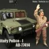 WWII Military Police Figure #1 - American Diorama 77414 - 1/18 Scale Diecast Model Toy Car