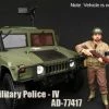 WWII Military Police Figure #4 - American Diorama 77417 - 1/18 Scale Diecast Model Toy Car