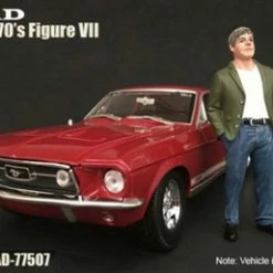 70s Style Figure - VII, American Diorama 77507 - 1/24 Scale Accessory For Diecast Cars