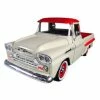 1958 Chevy Apache Fleetside, Cream/Red - Showcasts 79311AC/CM - 1/24 Scale Diecast Car