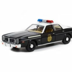 ModelToyCars 1977 Dodge Monaco Hatchapee County Sheriff, Black - Greenlight 84107 - 1/24 Scale Diecast Car