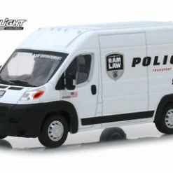 Greenlight 2018 Dodge Ram ProMaster 2500 , Ram Law Enforcement - 86168 - 1/43 Scale Diecast Model Toy Car