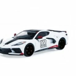 ModelToyCars 2020 Chevy Corvette C8 Stingray Coupe, White - Greenlight 86623 - 1/43 Scale Diecast Model Toy Car