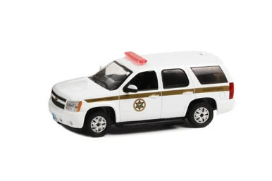 2010 Chevy Tahoe, White - Greenlight 86624 - 1/43 Scale Diecast Model Toy Car