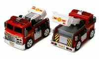 Chubby Champs Fire Engine, Red - 88002 - Collectible Model Toy Car