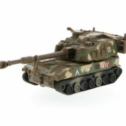 Showcasts Super Tank Team M109 Paladin, Forest Green Camouflage - 8882/3D - 6.5 Inch Scale Diecast Model