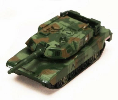Showcasts Super Tank Team M1 Abrams, Forest Green Camouflage - 8882/3D - 6.5 Inch Scale Diecast Model