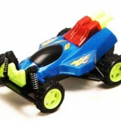 Showcasts Friction Powered Spark Fighter W/ Light, Blue - 8902D - Model Toy Car