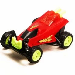 Showcasts Friction Powered Spark Fighter W/ Light, Red - 8902D - Model Toy Car