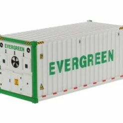 20' Refrigerated Sea Shipping Container 'Evergreen' - Diecast Masters 91026A - 1/50 Plastic Replica