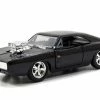 1970 Dom's Dodge Charger W/Engine Blower, Black - Jada Toys Fast & Furious 97042 - 1/32 Diecast Car