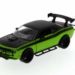 Jada Toys Fast & Furious Letty's 2011 Dodge Challenger SRT8 Hard Top, Green With Black - JADA 97232 - 1/24 Scale Diecast Model Toy Car (Brand New, But NOT IN BOX)