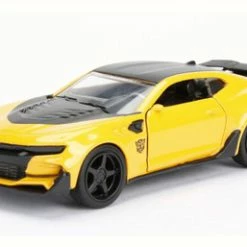Jada Toys 2016 TRANSFORMERS 5 Bumblebee Chevy Camaro, Yellow W/Black - Jada 98393 - 1/32 Scale Diecast Car