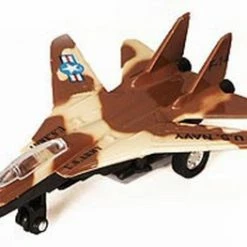 Super Flighters - F-14 Tomcat Fighter Plane, Desert Tan - Showcasts 9860D - 4.75 Inch Scale Diecast Model Replica (Brand New, But NOT IN BOX)