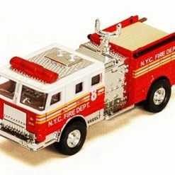 Showcasts NYC Fire Engine W/ Water Cannon 9923/4D 4.75 Inch Scale Diecast Model (Brand New, But NOT IN BOX)