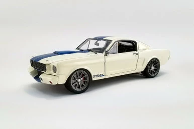 ModelToyCars 1965 Ford Mustang Shelby G.T.350R Street Fighter, A1801841SF - 1/18 Scale Diecast Model Toy Car