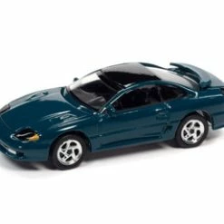 1993 Dodge Stealth R/T, Peacock Green - Auto World AWSP082/24B - 1/64 Scale Diecast Model Toy Car