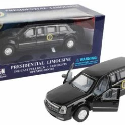 Presidential Pullback Limo, Black - Daron HS5700 - Diecast Model Toy Car