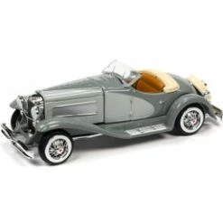 1935 Duesenberg SSJ Speedster, Light Gray And Dark Gray - RC2 RCSP014/24 - 1/64 Scale Diecast Car