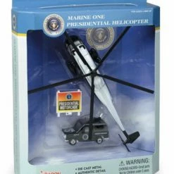 Daron Marine One VH-3D Sea King, Black - Real Toy RT5760 - Diecast Vehicle Playset