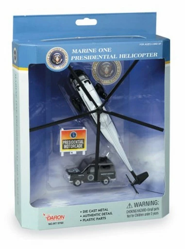 Daron Marine One VH-3D Sea King, Black - Real Toy RT5760 - Diecast Vehicle Playset