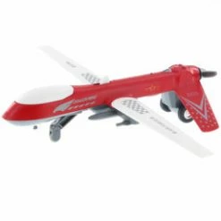Showcasts Predator Drone W/ Light & Sound, Red - Daron TM8170 - Diecast Model Military Vehicle