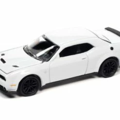 2018 Dodge Challenger Hellcat, White Knuckle - Auto World AWSP088/24B - 1/64 Scale Diecast Car
