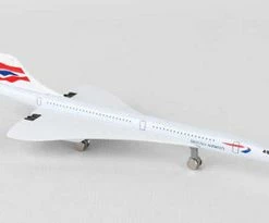 British Airways Concorde Single Plane, White - Daron DAR98845 - Diecast Model Airplane Replica