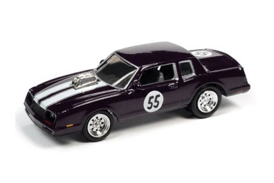 ModelToyCars 1985 Chevy Monte Carlo, Metallic Deep Violet Purple JLSF018/48A - 1/64 Scale Diecast Model Toy Car