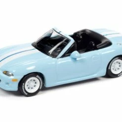 ModelToyCars 1999 Mazda Miata, Light Blue - Johnny Lightning JLSF018/48A - 1/64 Scale Diecast Model Toy Car