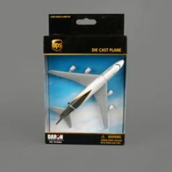 Showcasts UPS Single Plane, White - Daron RT4344 - Diecast Model Airplane Replica