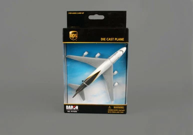 Showcasts UPS Single Plane, White - Daron RT4344 - Diecast Model Airplane Replica